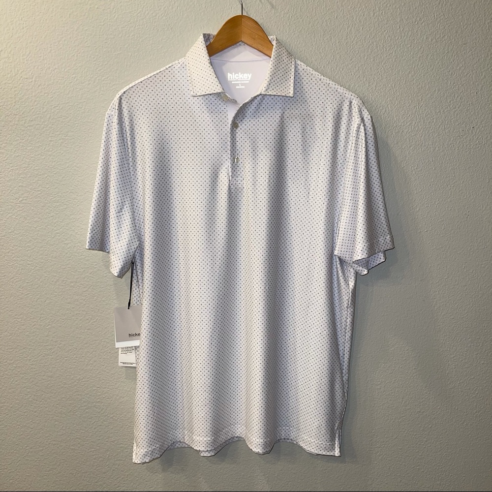 Hickey Freeman 3-Button Short Sleeve Polo Shirt